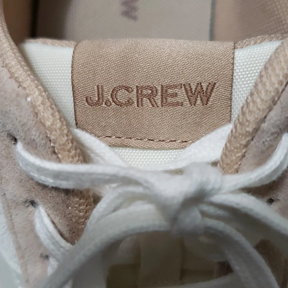 J.‎ Crew Trainer Colorblock  White and Tan Sneakers